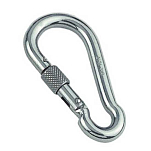 Euromarine 005247 A4 Предохранительный винт Пожарный карабин Серебристый Grey 5 x 50 mm