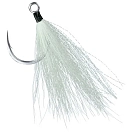 Купить BKK AKES8600 одноглазый крючок Lone Diablo Bucktail Teaser White / Grey 5/0 7ft.ru в интернет магазине Семь Футов