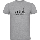 Купить Kruskis CA65500258S133 Футболка с коротким рукавом Evolution Sail Серый Heather Grey M 7ft.ru в интернет магазине Семь Футов