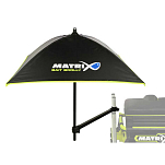 Matrix fishing GUM008 Brolly With Support Arm Черный  Black / Lime