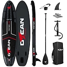 Купить Ozean 51004-br Надувной комплект для падлбординга Triton 335 Black / White / Red 92x36x30 335 cm 7ft.ru в интернет магазине Семь Футов