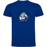 Kruskis CA65500505C064 Футболка с коротким рукавом King Of The Sea Голубой Royal Blue 2XL