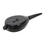 Carp expert 55060110 Плоский грушевидный поводок с трубкой. препятствующей запутыванию Серебристый Black 110 g