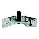 Jr products 342-10615 плоская дверная петля в стиле футболки нержавеющая сталь Серебристый Grey 101.6 mm