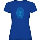 Купить Kruskis 11502241xxls198 Футболка с коротким рукавом Sailor Fingerprint Royal Blue 30x25x2 2XL 7ft.ru в интернет магазине Семь Футов