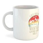Kruskis 42611C404 Кружка Life Rocks 325ml  White