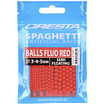 Cresta 4714-802 Spaghetti Balls Искусственные наживки Красный Fluo Red