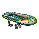 Intex 68351 Seahawk 4 Надувная лодка Серый  Grey