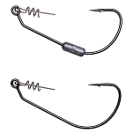 Savage gear SVS71793 Weedless BLN Техасский Крюк 6 единицы Серебристый Grey 6/0