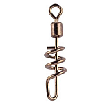 Mustad DLT07-10-8 Power Rolling Screw Snap Вертлюги  Black Nickel 10