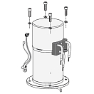 Купить Quick 390456 BTQ 3300W 12V 185+T Запасная часть двигателя Grey 7ft.ru в интернет магазине Семь Футов