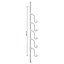 Купить Jatsui D3400049 Bolentino Medium&Light Связанные Крючки Grey 1/0 7ft.ru в интернет магазине Семь Футов