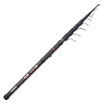 Garbolino GOTRM8257370-10R4 Minica RCU Tele Болонский Стержень Серебристый Black 3.70 m