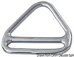 Кольцо треугольное с перекладиной для сезней 6 x 50 мм, Osculati 39.601.02
