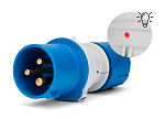CEE Plug with Power Indicator / 16 A / 3-pin / male 76479-bvs