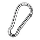 Купить Kong italy 401561-unit Прямой карабин из нержавеющей стали 2 Единицы 10x7x5 120 mm 7ft.ru в интернет магазине Семь Футов