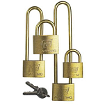 Plastimo 17582 Padlock Shackle Золотистый  Brass (5 pcs) 40 mm 