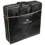 Mikado UWJ-MBS2-BG Квадратная сумка Keepnet 2 Отсек Черный Black / Green