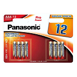 Panasonic 00265969 Pro Power LR 03 Micro Щелочные батареи 12 единицы измерения Серебристый Silver