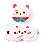 Puckator 5055071779305 Maneki Neko Подушка для путешествий Cat Resteazzzz Розовый Multicolour