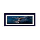 Купить Постер Черный мол в Сен-Мало "Le Mole des noirs - Saint-Malo" Филиппа Плиссона Art Boat/OE 339.01.232B 33x95см в синей рамке 7ft.ru в интернет магазине Семь Футов