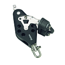 Купить Barton marine 7802631 370kg 8 mm Тройной поворотный шкив с канатной опорой/зажимом Серебристый Black 145 mm  7ft.ru в интернет магазине Семь Футов