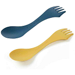 Light my fire LM2412411413 Spork Original Bio 2 Pack Cutlery Set  Musty Yellow / Hazy Blue