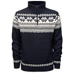 Brandit 5029-8-3XL Свитер с высоким воротом Troyer Norweger Голубой Navy 3XL