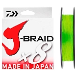 Daiwa 12750116 Плетёная леска J-Braid 8B 300 m  Chartreuse 0.160 mm