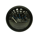 Индикатор давления масла Faria Chesapeake Black Style 2" 14724 12В 10-180 Ом 0-5 бар черный/синий