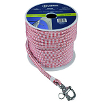 Talamex 01920903 8 mm Rope With Pin Shackle Красный  White / Red 30 m 