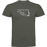 Kruskis CA65500438S158 Футболка с коротким рукавом Sailing DNA Зеленый Dark Army Green XL