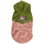 Fuzzyard FZAW5432 Ormond Дождевик для собак  Olive / Pink 2