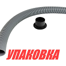 Гофра кабель-трассы D40/d32 мм, L800 мм, серая (упаковка из 4 шт.) Ceredi 6880-50_pkg_4