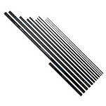 Matrix fishing GPO186 MTX Power 11.00 M Мини Расширение Серебристый Black