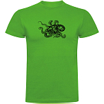 Kruskis CA65500383K207 Футболка с коротким рукавом Psychedelic Octopus Зеленый Green L