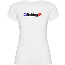 Купить Kruskis 11502102sk029 Футболка с коротким рукавом Fishing White 30x25x2 7ft.ru в интернет магазине Семь Футов