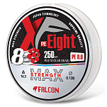 Falcon D2800293 XF Eight 250 m Плетеный Бесцветный Multicolour 0.148 mm