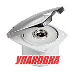 Короб с быстроразъемным штуцером, квадратный, хромированный (упаковка из 4 шт.) Osculati 16-441-38_pkg_4