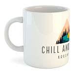 Kruskis 42611C182 Chill And Relax Кружка 325ml Бесцветный White