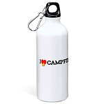 Kruskis MD4049S101C178 I Love Campfire Бутылка для воды 800ml Белая White