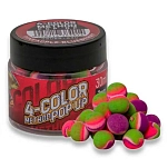 Benzar mix 98088830 плавающие бойлы 4 Color Method White / Green / Red / Purple 10x10x10 7 mm