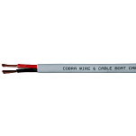 Cobra wire&cable 446-B7G12B21100FT Duplex Серый неизолированный медный провод SAE 12/2 30.5 m Серый Grey