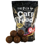 The one fishing 98037-324 Strawberry&Mussel Soluble 1kg Бойлы Коричневый Brown 24 mm