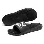 Puma 372279-01-12 Шлёпанцы Popcat 20 Puma Black / Puma White 32x20x10 EU 47