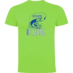 Kruskis CA65500428C419 Футболка с коротким рукавом Life Is Better Fishing Light Green XL