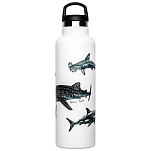 Fish tank B60SHPR Плакат с акулой 600ml Белая  Shark Poster