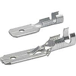 Oem marine KLAU02230 Вкладка «Мужской» Terminal 100 единицы Silver 6.35 mm
