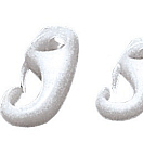 Nylon hook knot fixing 10 mm, 63.176.10