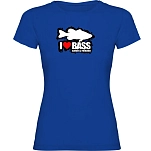 Kruskis 11502241mk037 Футболка с коротким рукавом I Love Bass Royal Blue 30x25x2